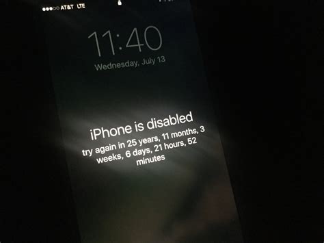 What happens when an iPhone is locked?